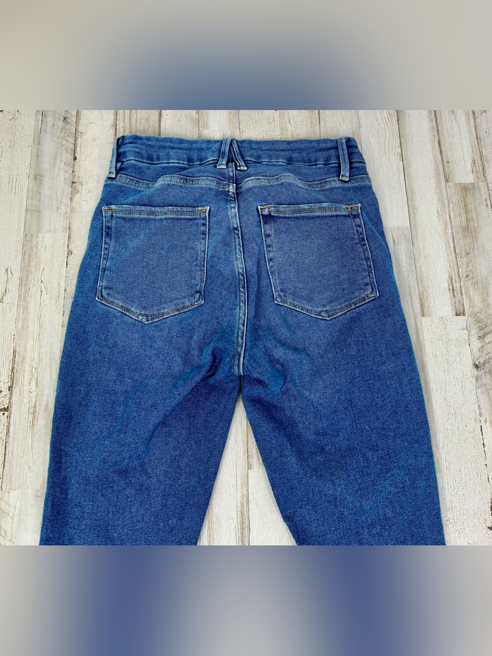 Good American Womens 8/29 (28x28) Jeans Crop High Rise Skinny Denim - Picture 11 of 12